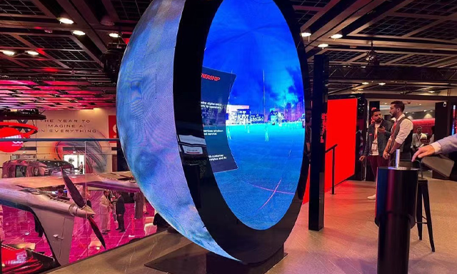 4. Flexible LED Display-Trade Show Display