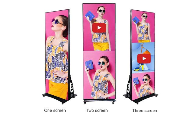 LEDSINO LED Poster Display Multi-Screen Seamless Cascading