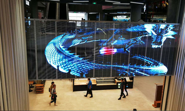 Anti-glare Technology - transparent video wall LEDSINO