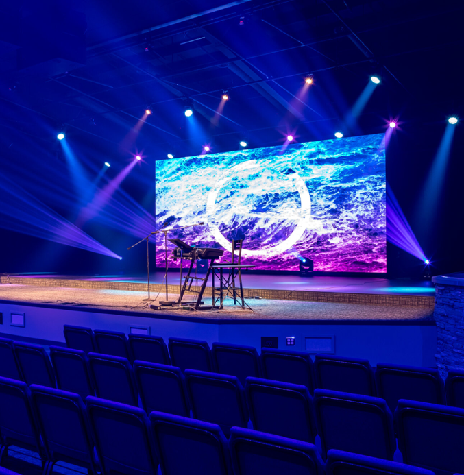 Energy-efficient - LEDSINO Solutions Church LED Display