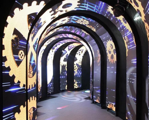 flexible led curtain display - LEDSINO