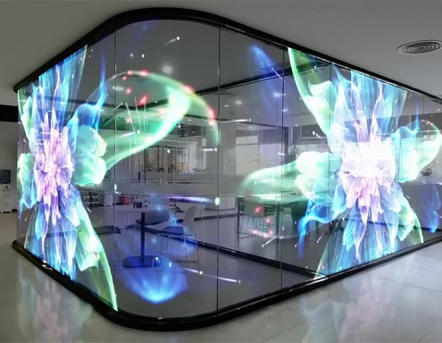 flexible transparent led display LEDSINO